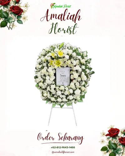 Krans Bunga Duka Cita di Widodaren